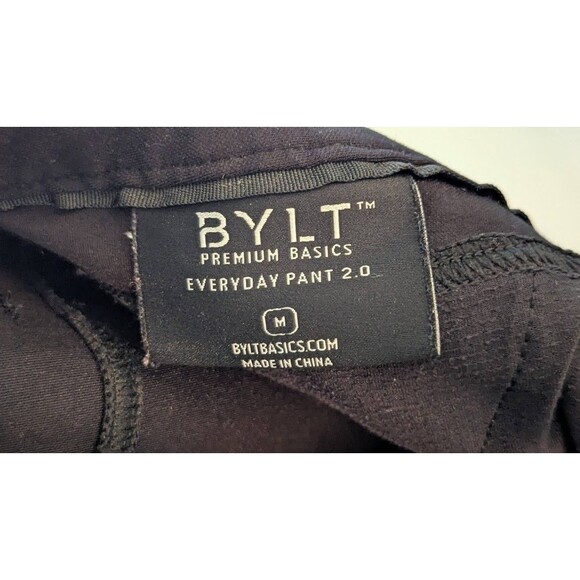 BYLT Everyday Pant 2.0 Pants Mens Sz MED Black Stretch Performance Casual *READ - Picture 4 of 6